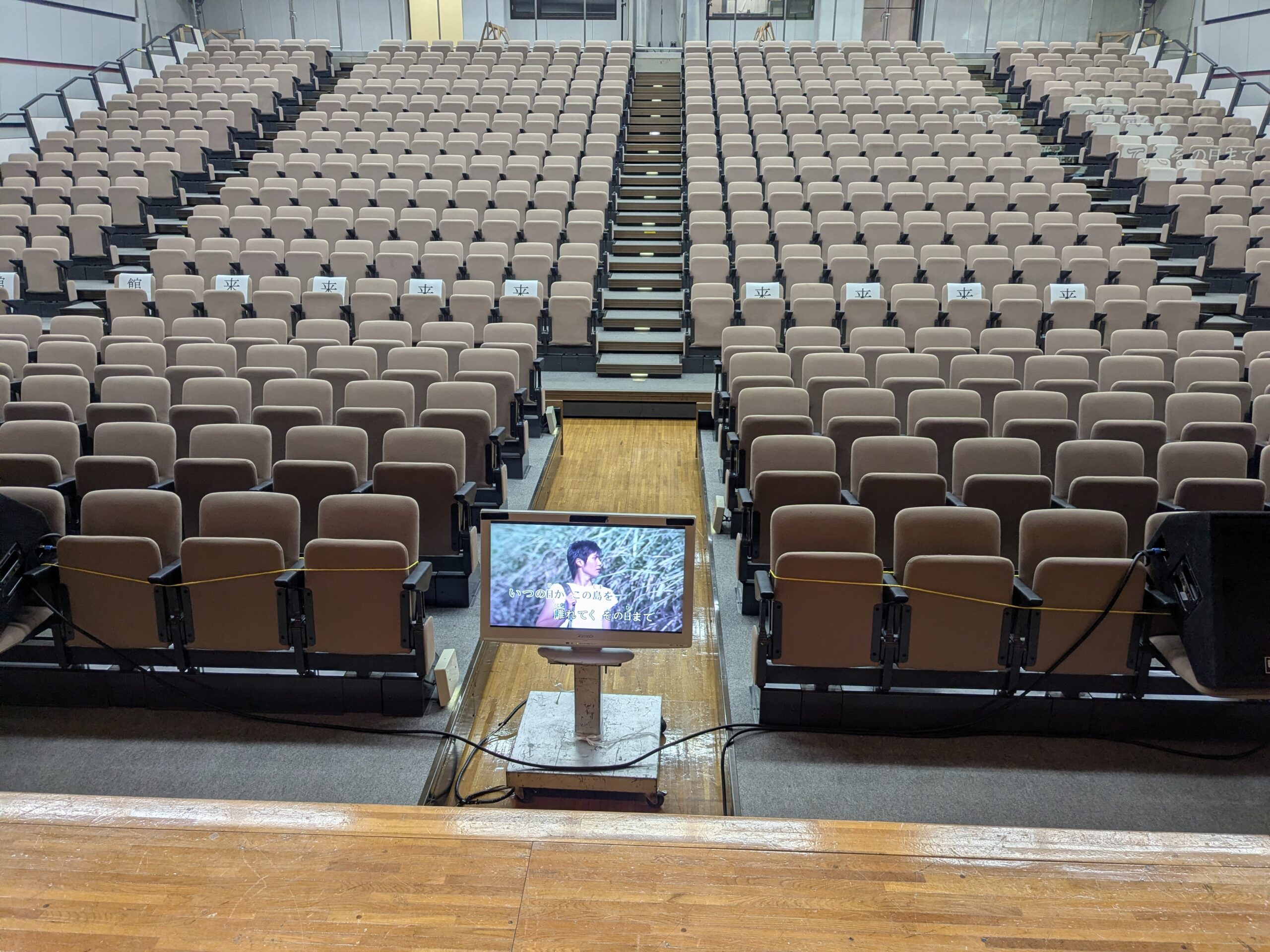 芝地区芸能大会歌い手視点