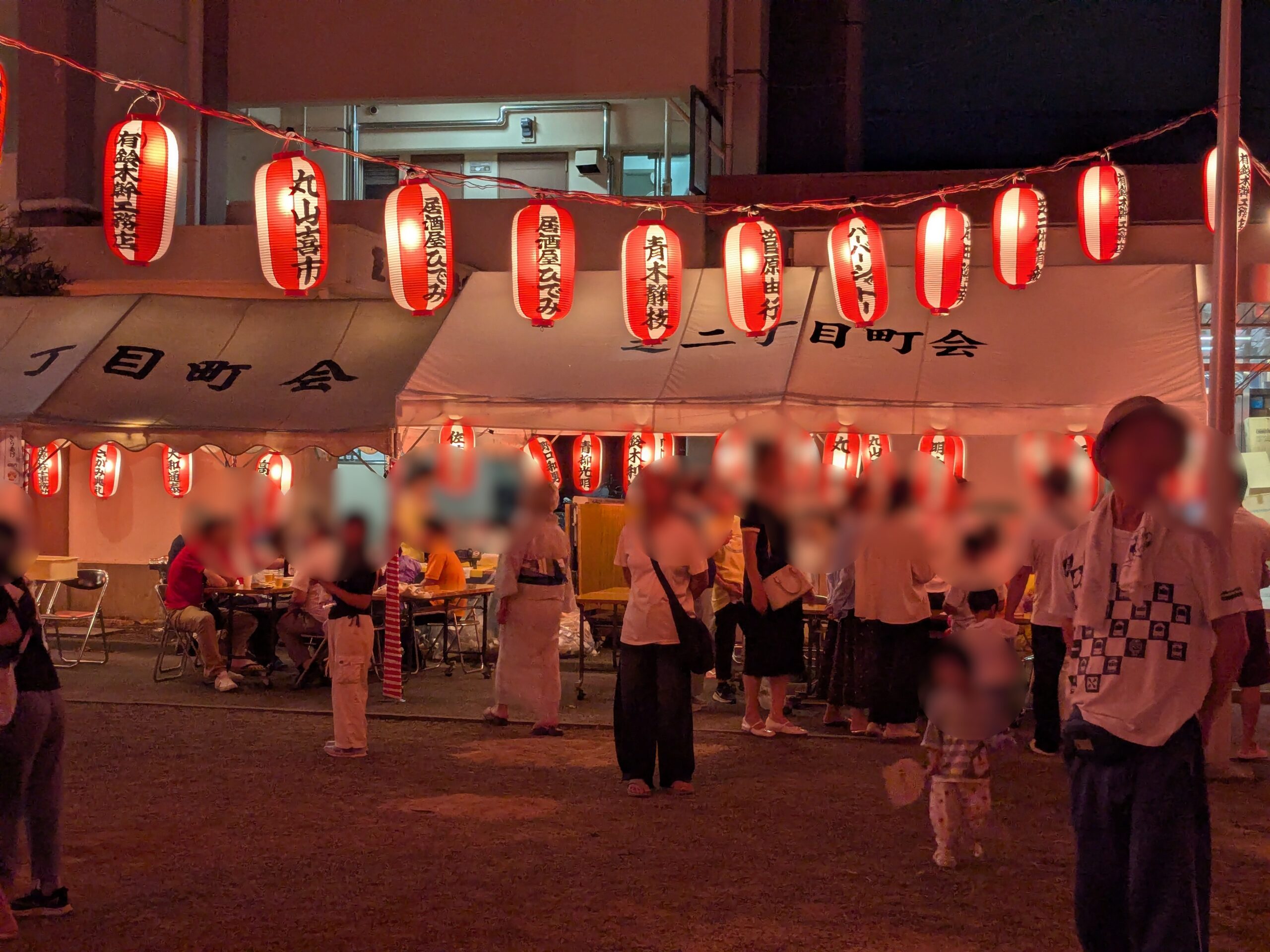 夜の祭り風景１